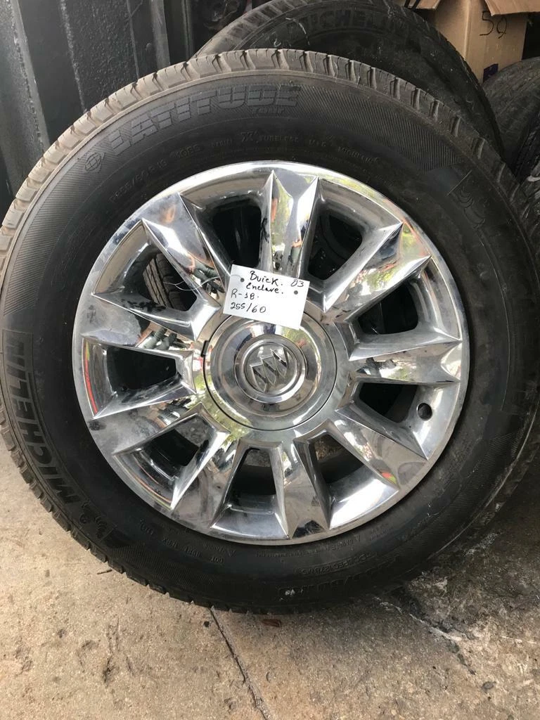 BUICK ENCLAVE Wheel 19x7-1/2, 9 spoke (chrome, opt P6A) 11 12 13 14 15
