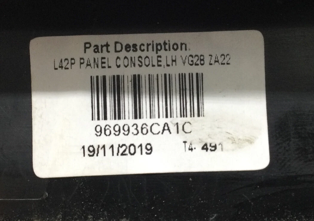 2019-2020 NISSAN ALTIMA DRIVER CENTER CONSOLE TRIM PANEL LEFT 96993-6CA1C OEM - Image 3