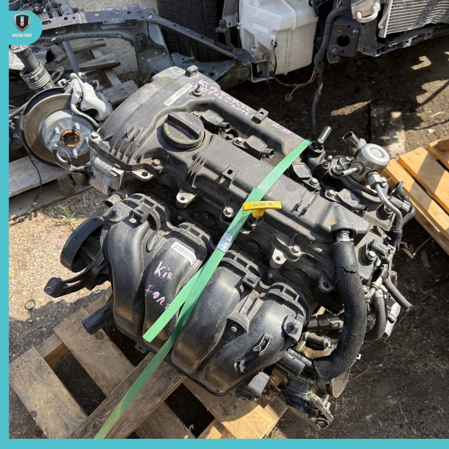 2014-16 KIA FORTE 2.0L ENGINE MOTOR 4cyl OEM (FOR PARTS) PARTS ONLY