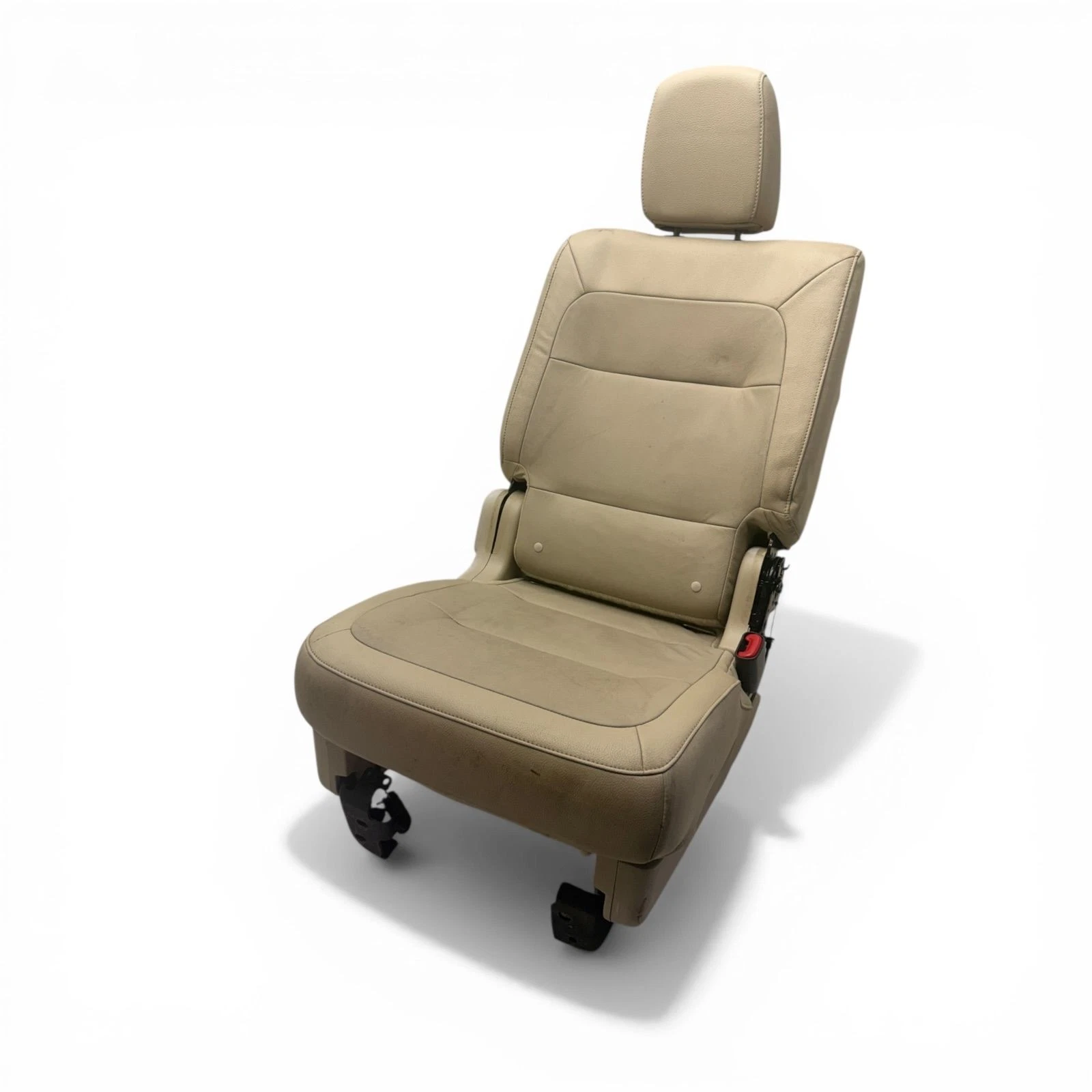2012-2019 FORD FLEX REAR 2ND SECOND ROW RIGHT SIDE SEAT LEATHER BEIGE OEM - Image 6