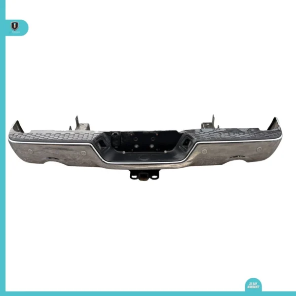 2014-2017 DODGE RAM 1500 REAR BUMPER COVER CHROME UPPER STEP PANEL & SENSORS OEM