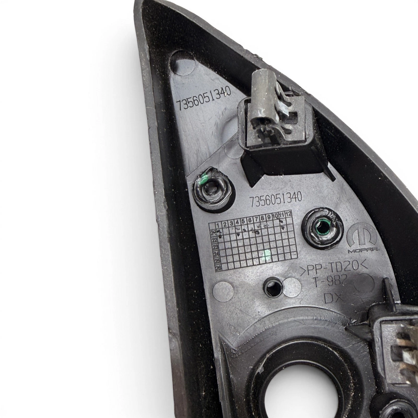 2015-2022 Dodge Ram Promaster City Right View Mirror Moulding Bracket Cover OEM - Image 12