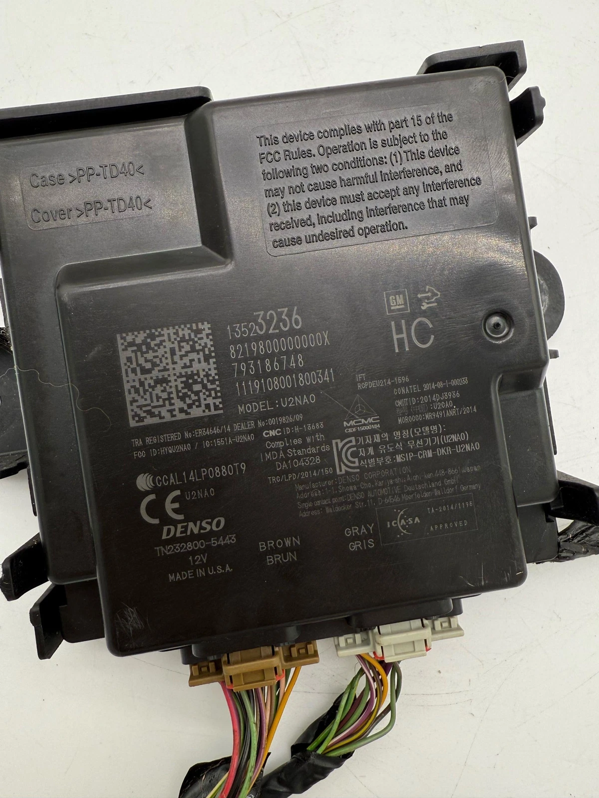 2018 - 2021 CHEVROLET SONIC KEYLESS ENTRY COMPUTER CONTROL MODULE OEM - Image 8
