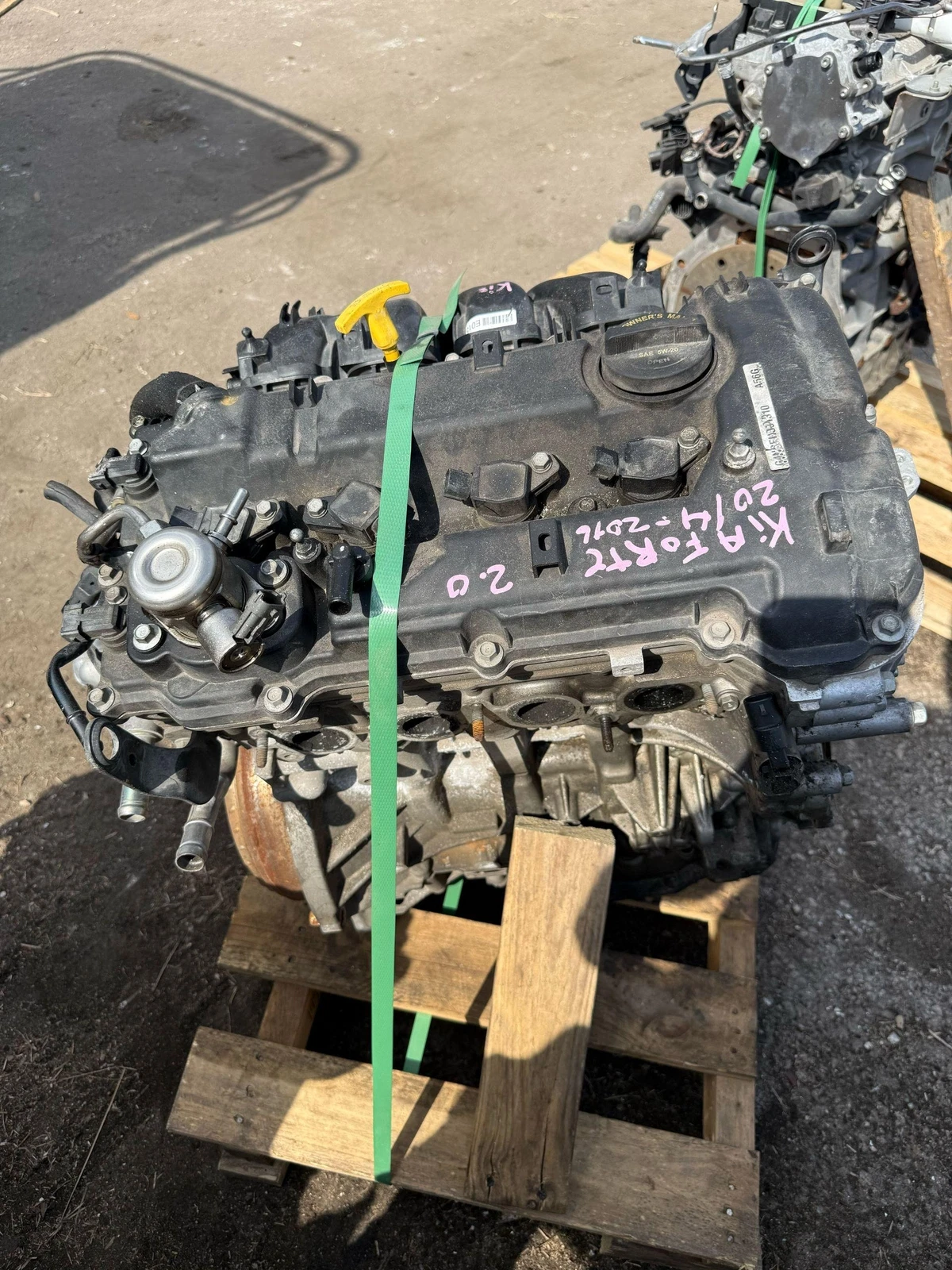 2014-16 KIA FORTE 2.0L ENGINE MOTOR 4cyl OEM (FOR PARTS) PARTS ONLY - Image 4