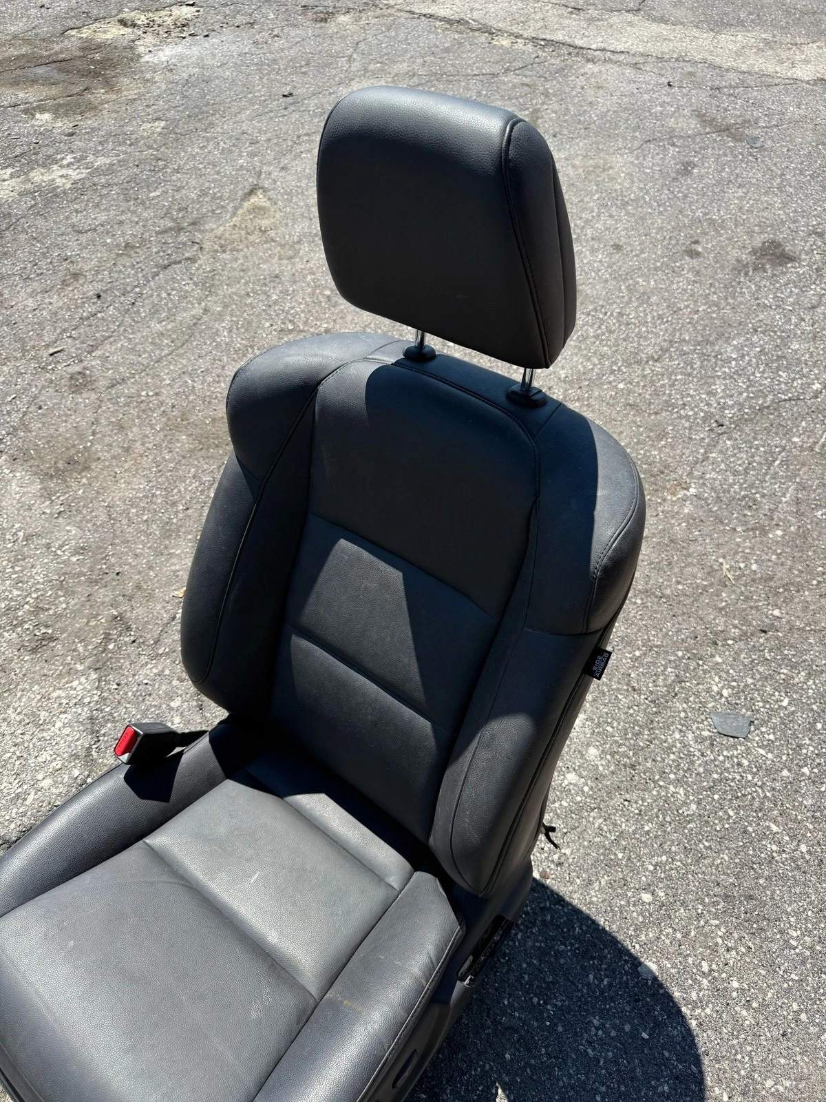 2013-2015 ACURA ILX FRONT LEFT DRIVER SIDE SEAT LEATHER BLACK ASSEMBLY OEM - Image 4