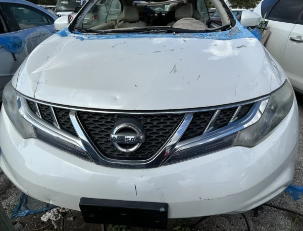 2014 NISSAN MURANO CROSSCABRIOLET HOOD OEM ORIGINAL WHITE MURANO