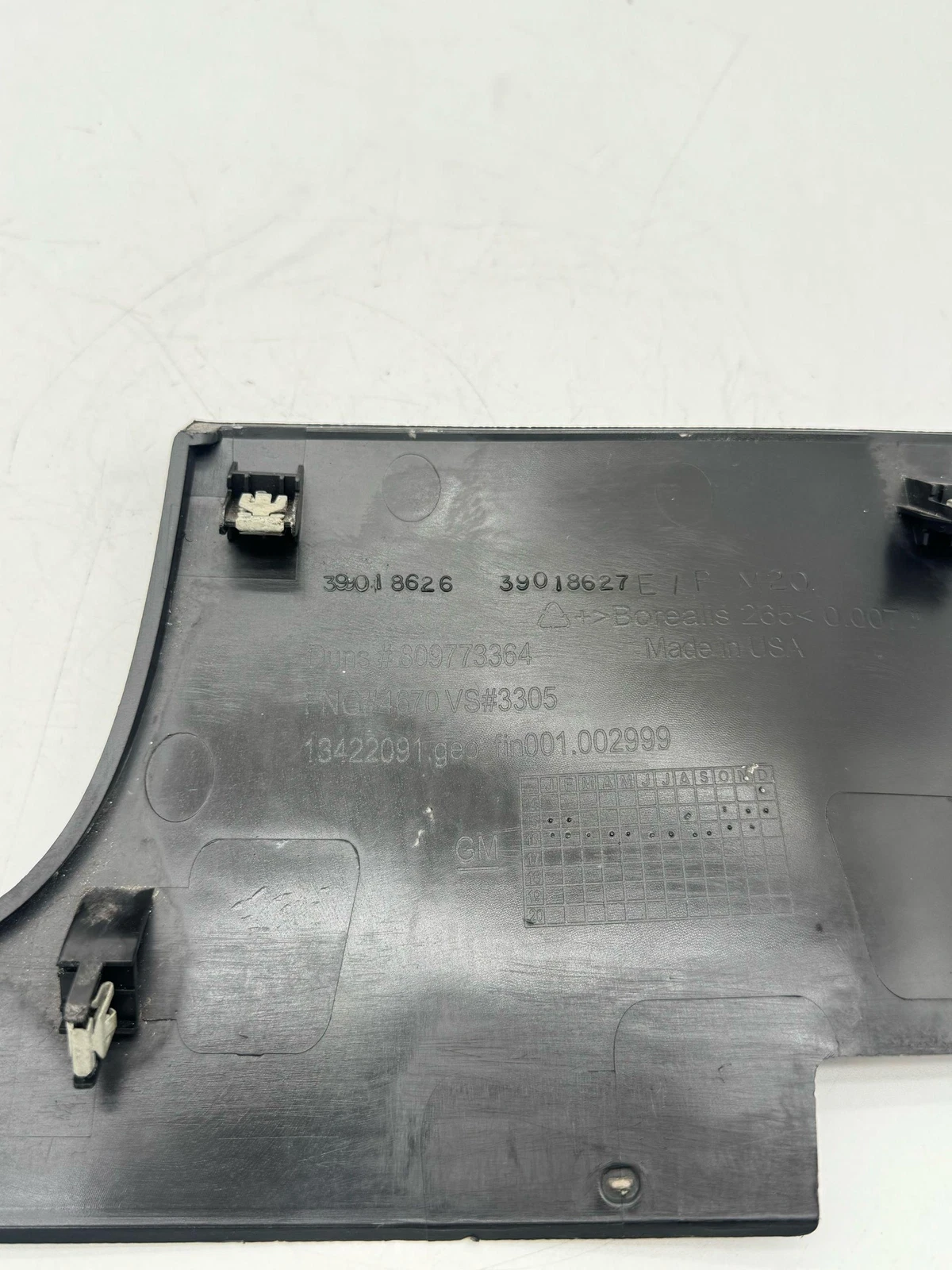 2016-2019 CHEVROLET CRUZE DASH LEFT KNEE BOLSTER COVER PANEL TRIM OEM 39018626 - Image 8
