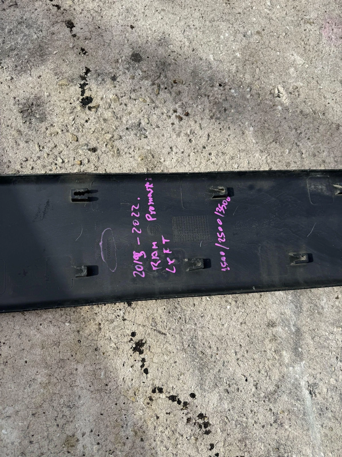 RH 2019-2022 Ram Promaster Sliding Door Molding Trim Right Passenger 1500-3500 - Image 6