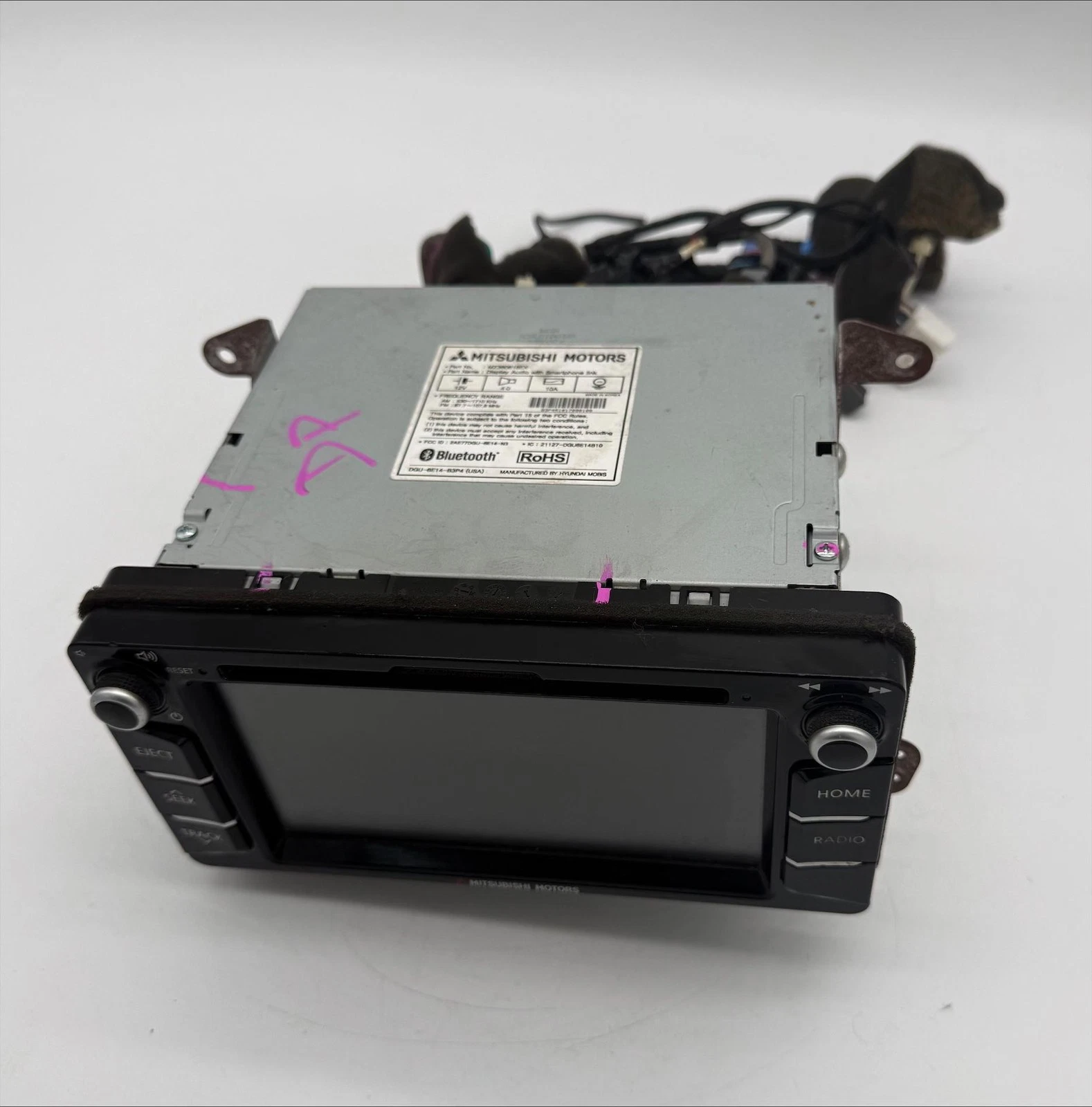 2018 Mitsubishi Outlander Sport CD Player Radio Media Receiver Display MZ360618E - Image 5