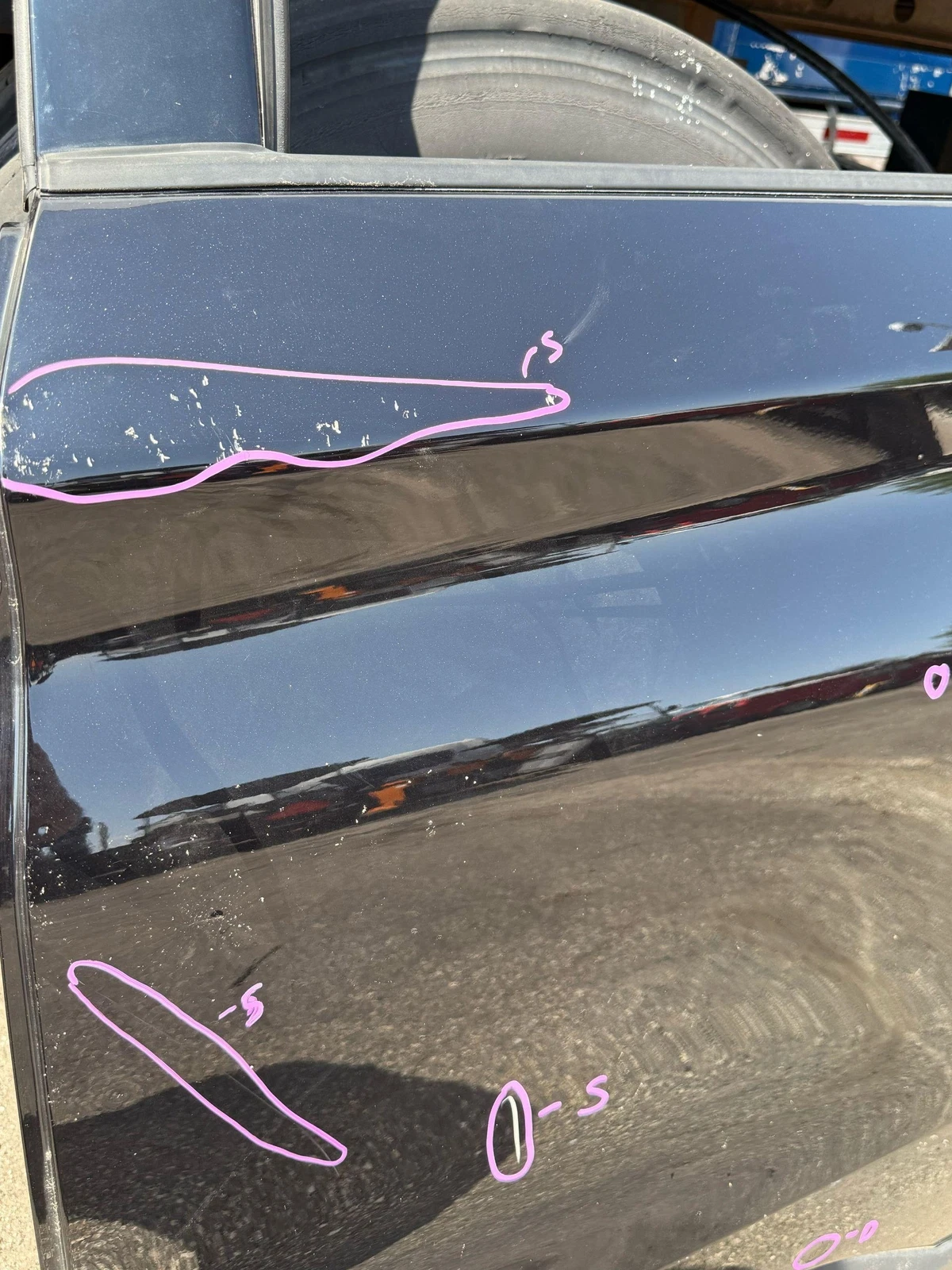 2020 - 2025 FORD EXPLORER REAR LEFT DRIVER SIDE DOOR BLACK COMPLETE - Image 6