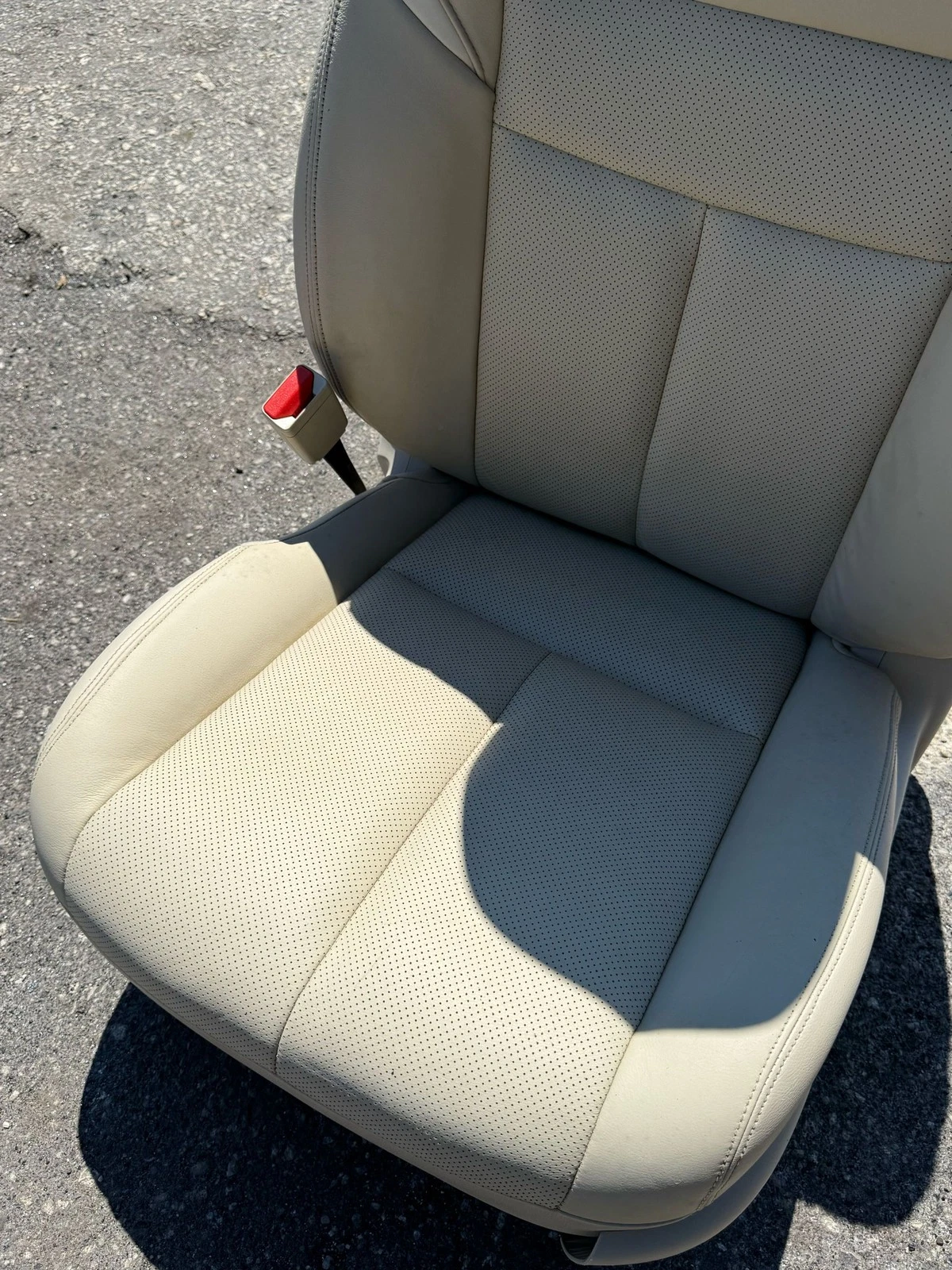 2018 - 2024 NISSAN MURANO SL FRONT LEFT DRIVER SEAT BEIGE LEATHER ASSEMBLY OEM - Image 2