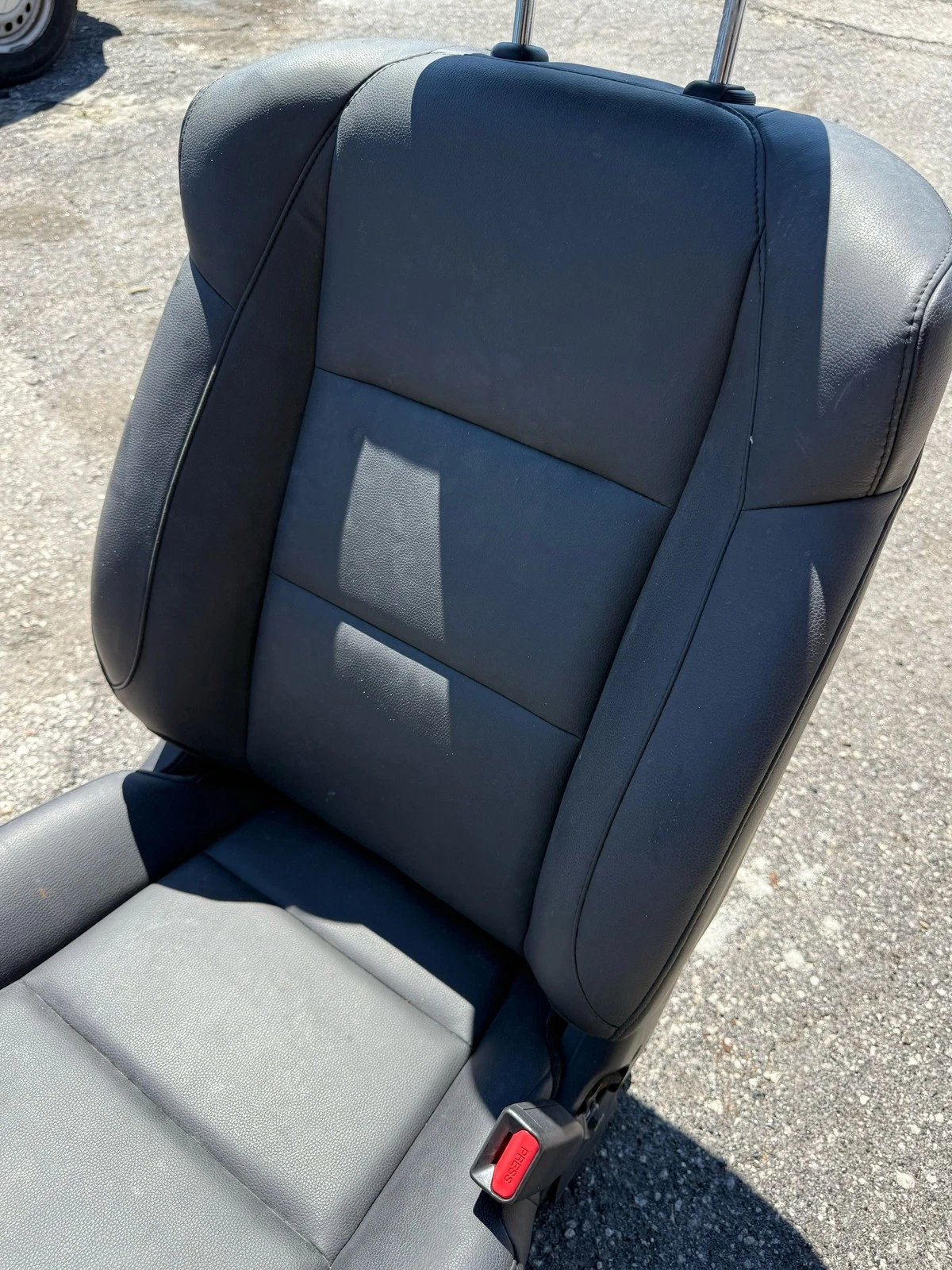 2013-2015 ACURA ILX FRONT RIGHT PASSENFGER SIDE SEAT LEATHER BLACK ASSEMBLY OEM - Image 8