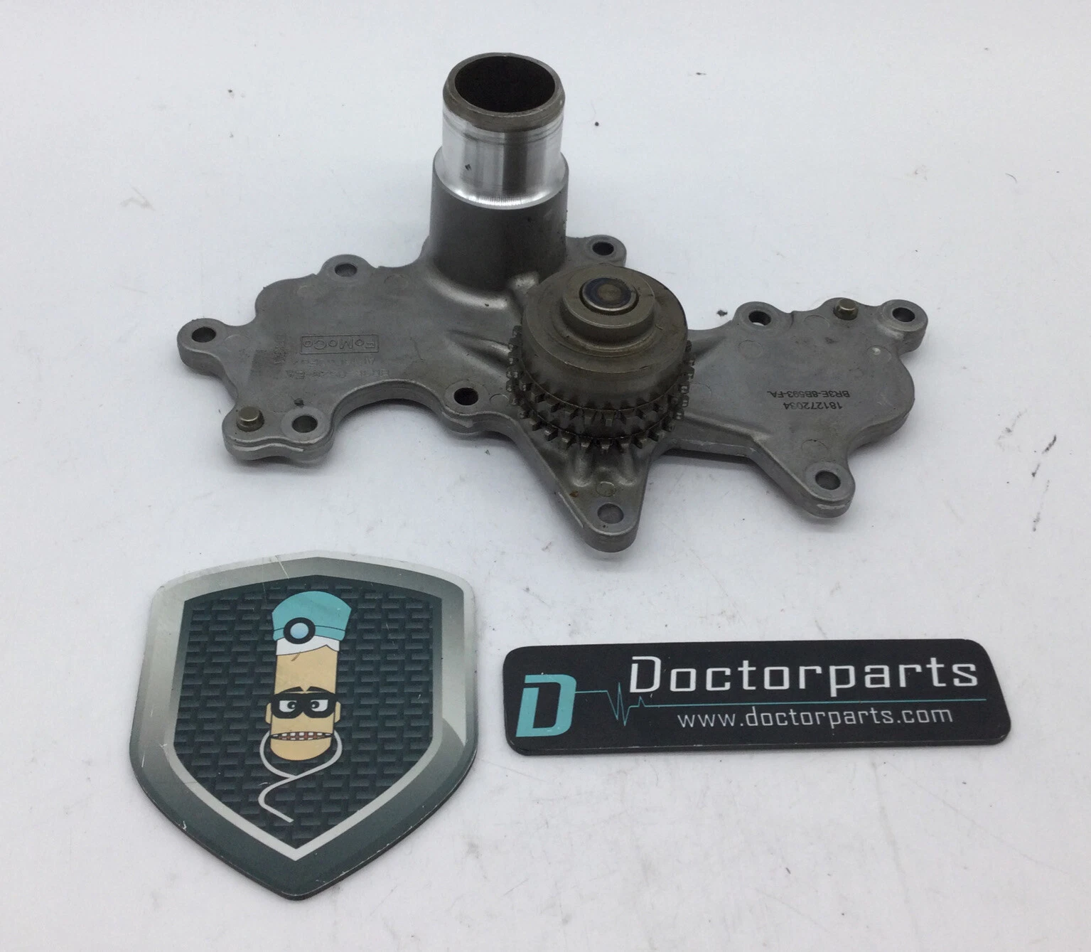 2011-2019 FORD F150 MUSTANG TRANSIT SERIE 3.5L WATER PUMP MOUNT COVER USED OEM - Image 6