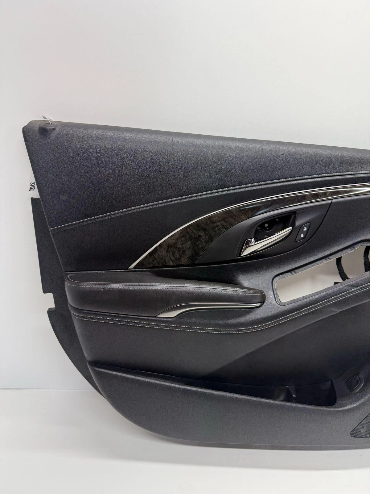 2010-16 Buick LaCrosse Front Left Driver Side Interior Door Panel Black OEM - Image 2