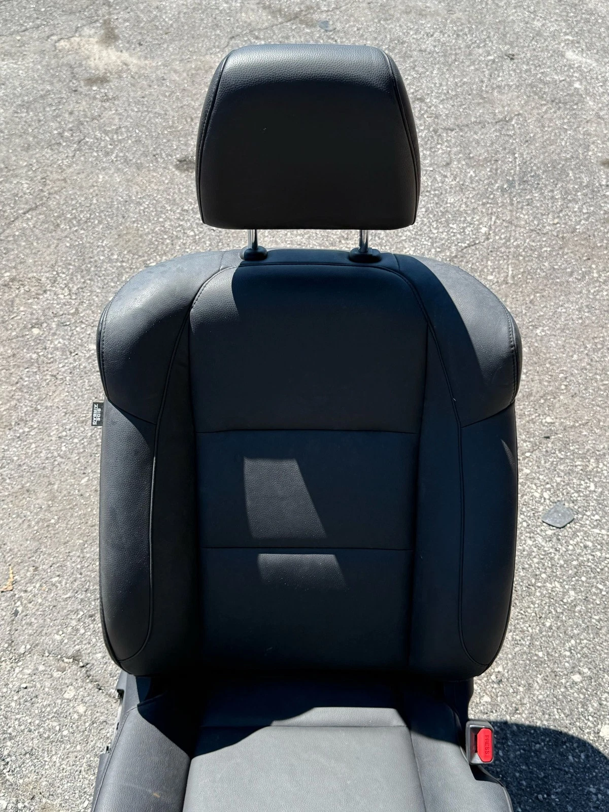 2013-2015 ACURA ILX FRONT RIGHT PASSENFGER SIDE SEAT LEATHER BLACK ASSEMBLY OEM - Image 5