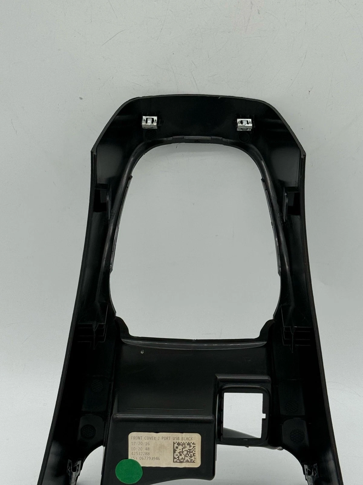 2020 Chevrolet Sonic Jet Black Front Floor Console Trim Plate 42532288 OEM - Image 5