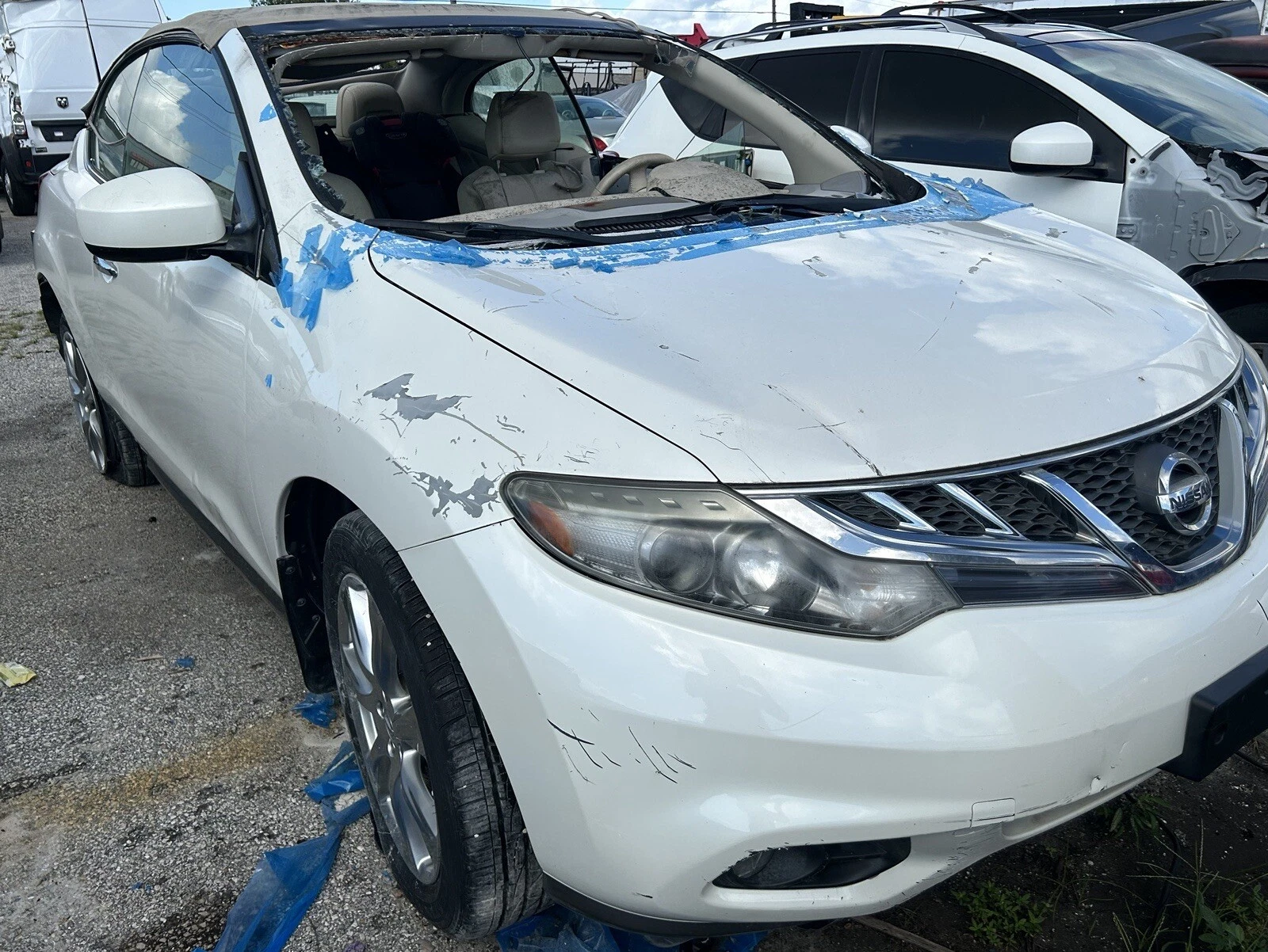 OEM 2011-2014 NISSAN MURANO CROSS CABRIOLET CHROME FRONT GRILLE OEM GRILLE - Image 4
