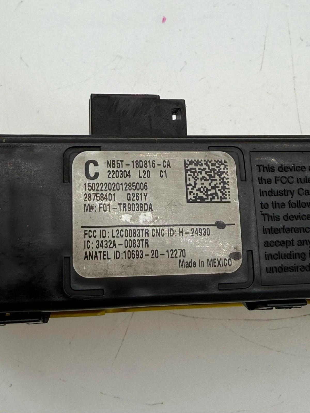 FORD EXPLORER KEYLESS ENTRY TPMS RECEIVER CONTROL MODULE UNIT OEM 2021 - 2022 - Image 7