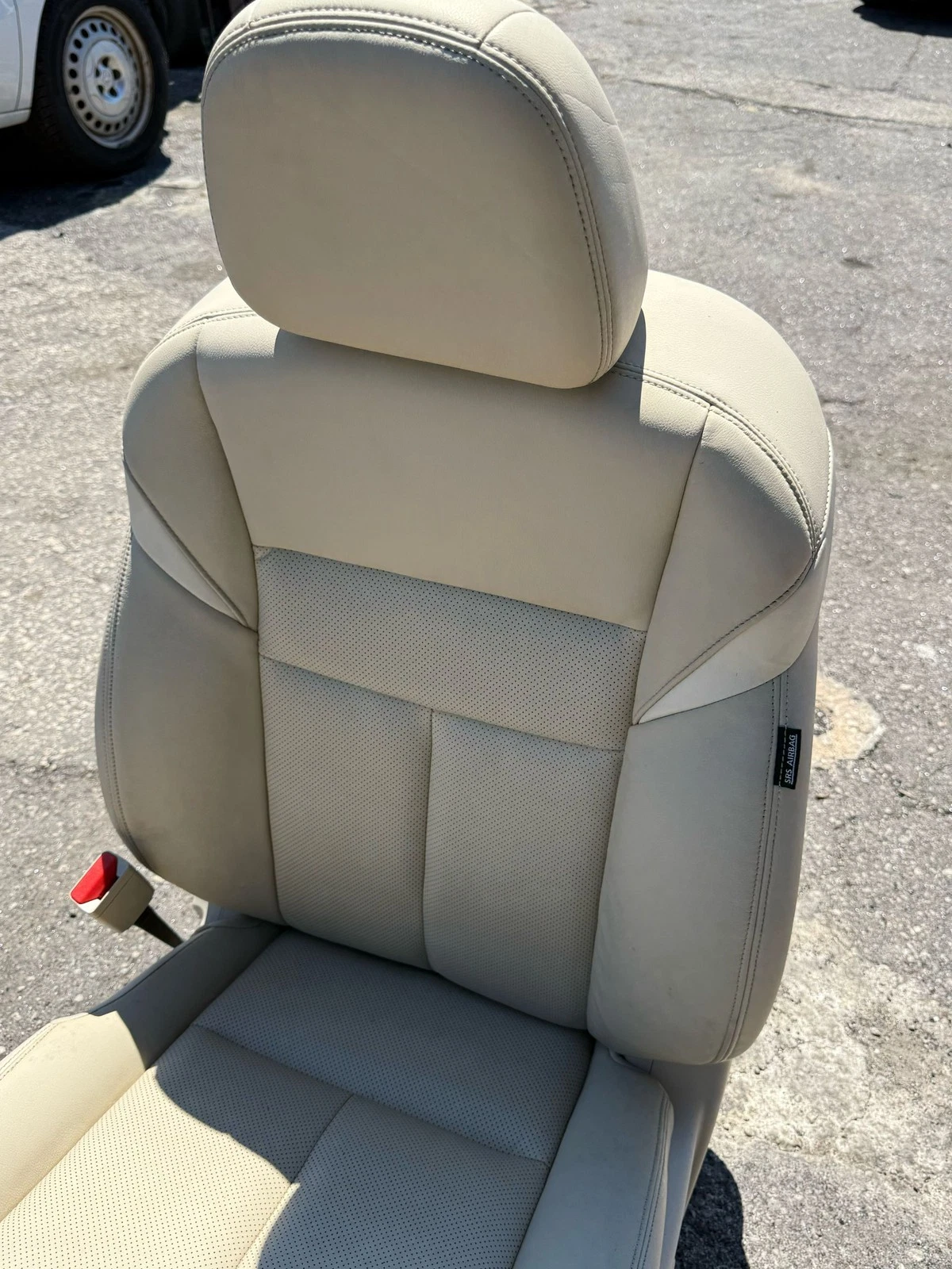 2018 - 2024 NISSAN MURANO SL FRONT LEFT DRIVER SEAT BEIGE LEATHER ASSEMBLY OEM - Image 4