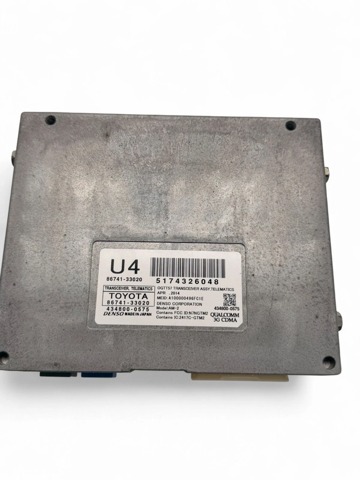 2014-2015 LEXUS IS250 TELEMATICS COMMUNICATION CONTROL MODULE 86741-33020 OEM - Image 7