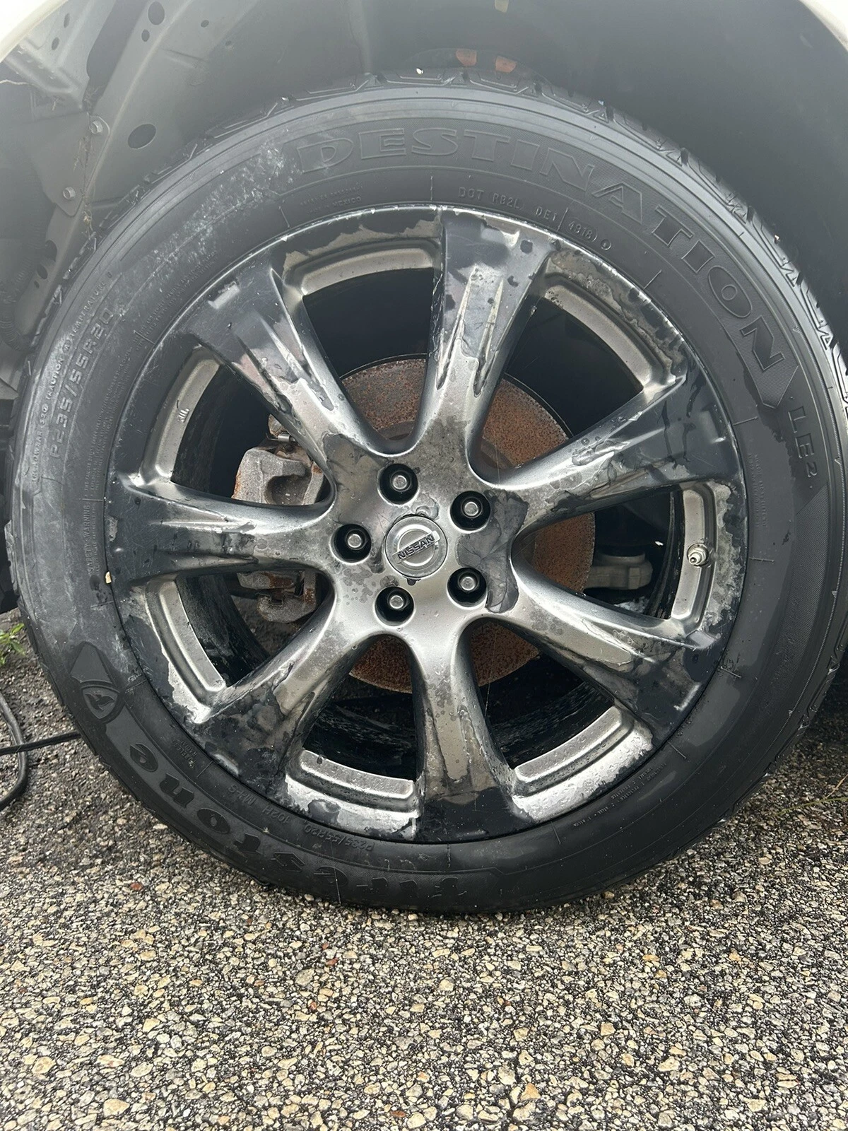 2014 NISSAN MURANO CROSS CABRIOLET RIM P225/ 55/ R20