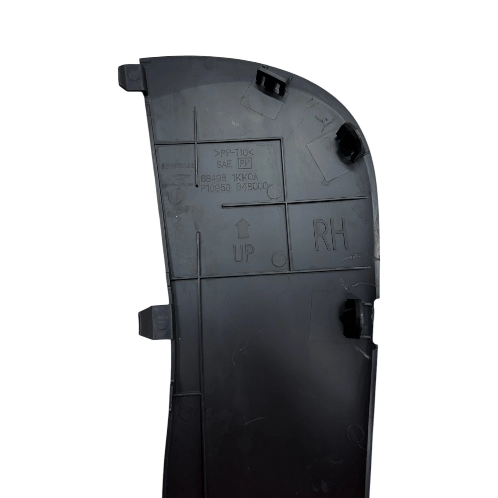 2011-2017 Nissan Juke Right Side Dash End Cap Cover Bezel OEM, 68498 1KK0A - Image 9