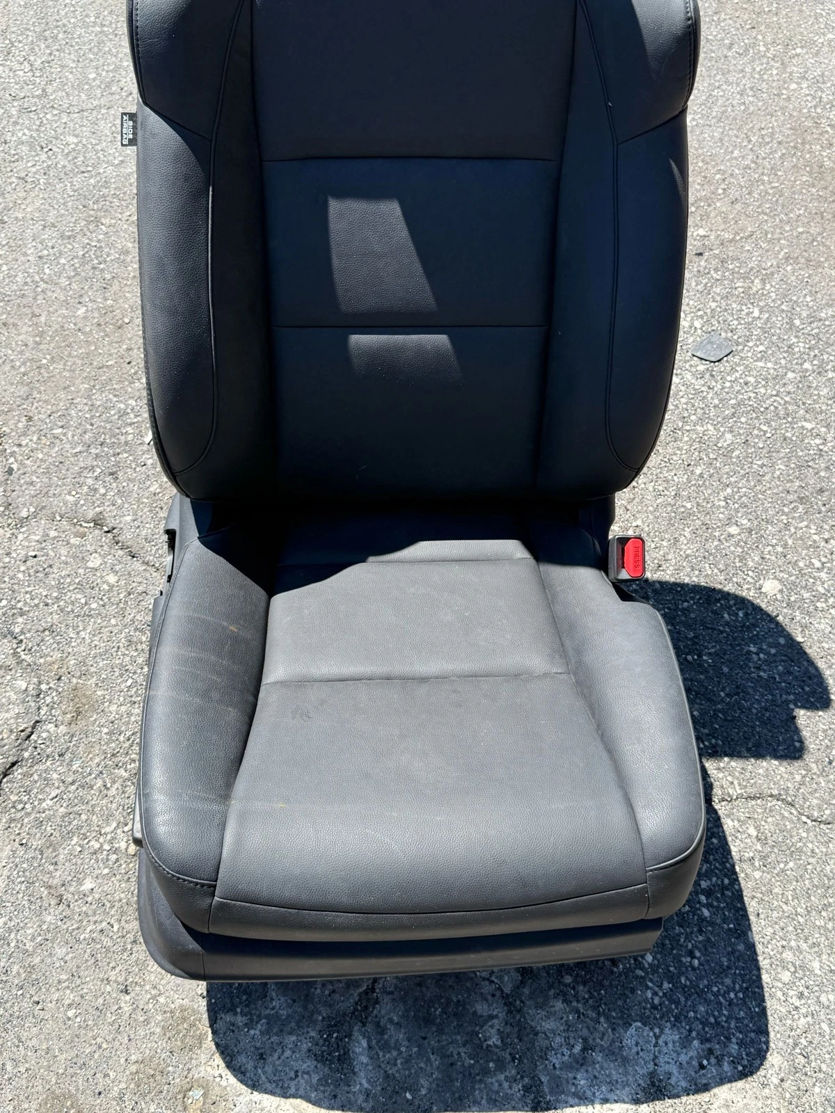 2013-2015 ACURA ILX FRONT RIGHT PASSENFGER SIDE SEAT LEATHER BLACK ASSEMBLY OEM - Image 4