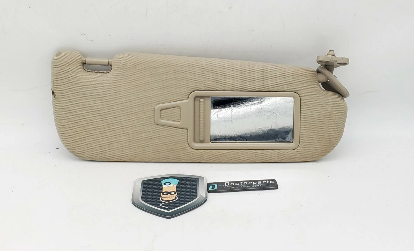 2011-2014 Kia Optima Passenger Right Sun Visor Sunvisor Tan 39922 - Image 2