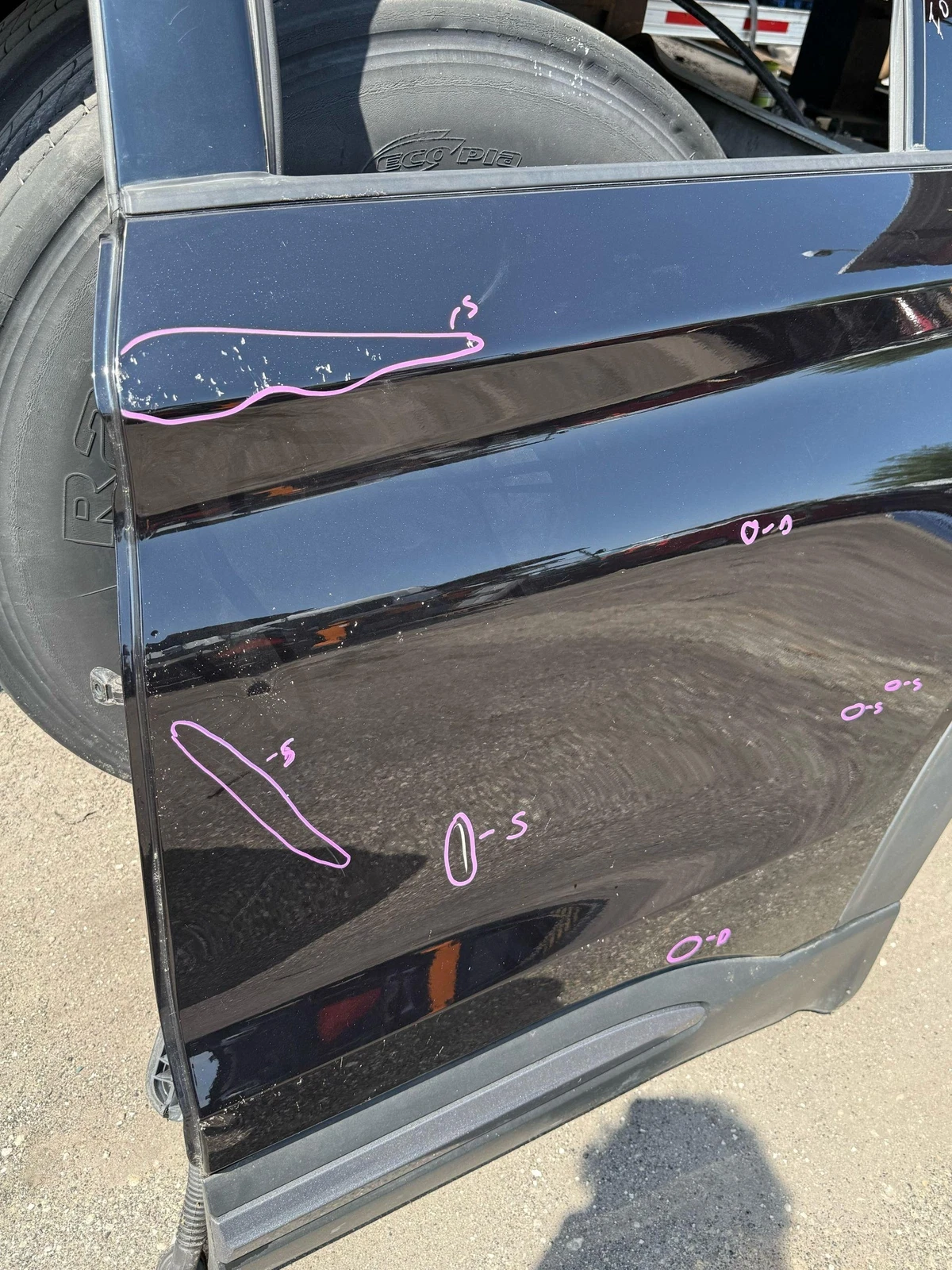 2020 - 2025 FORD EXPLORER REAR LEFT DRIVER SIDE DOOR BLACK COMPLETE - Image 12