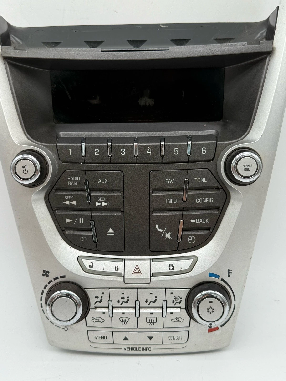 2010-2013 CHEVROLET EQUINOX AUDIO RADIO AC Control 95952766G OEM - Image 3