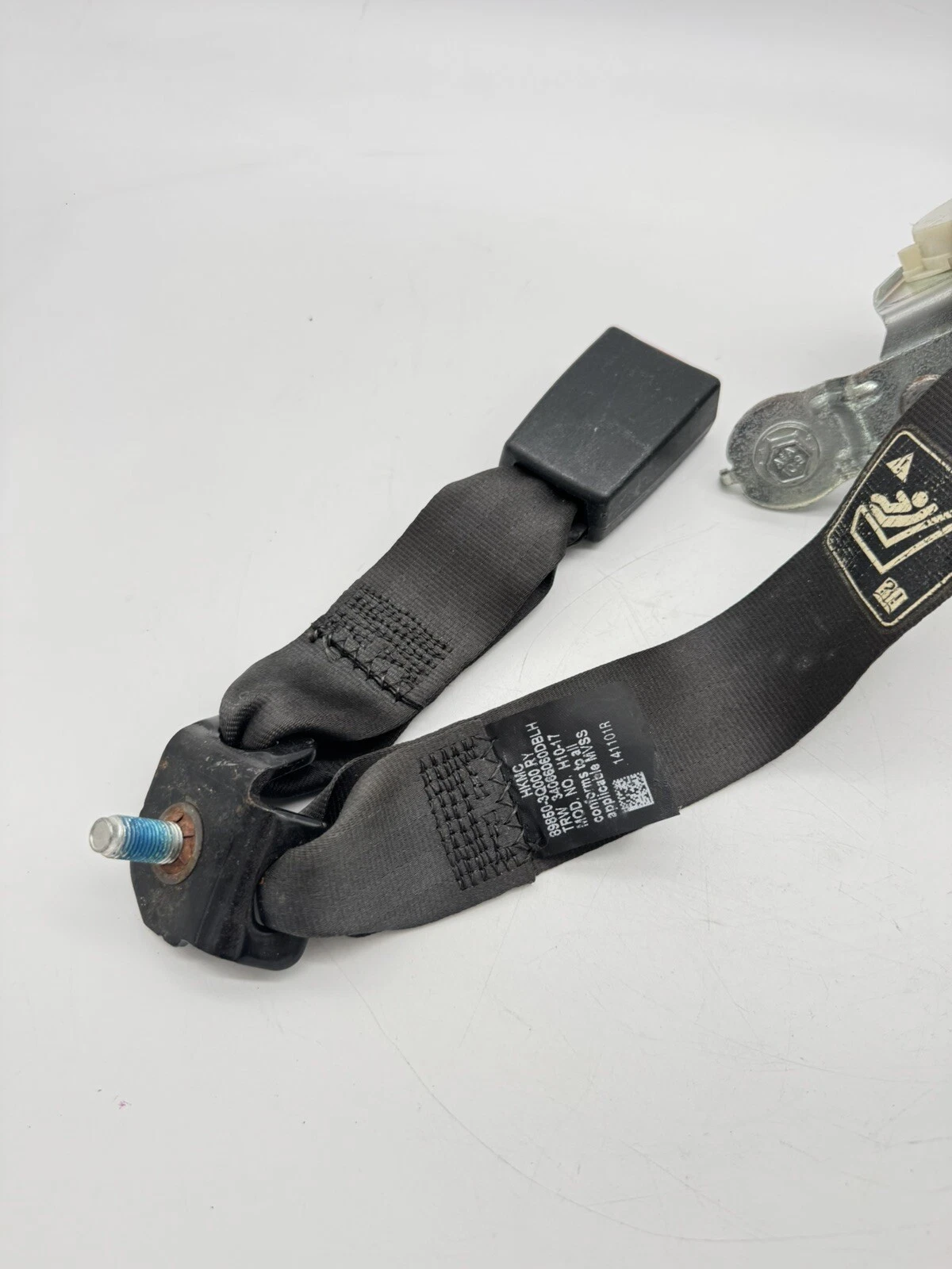 2011 - 2014 HYUNDAI SONATA Center Seat Belt Retractor 89850-3Q000 OEM - Image 5