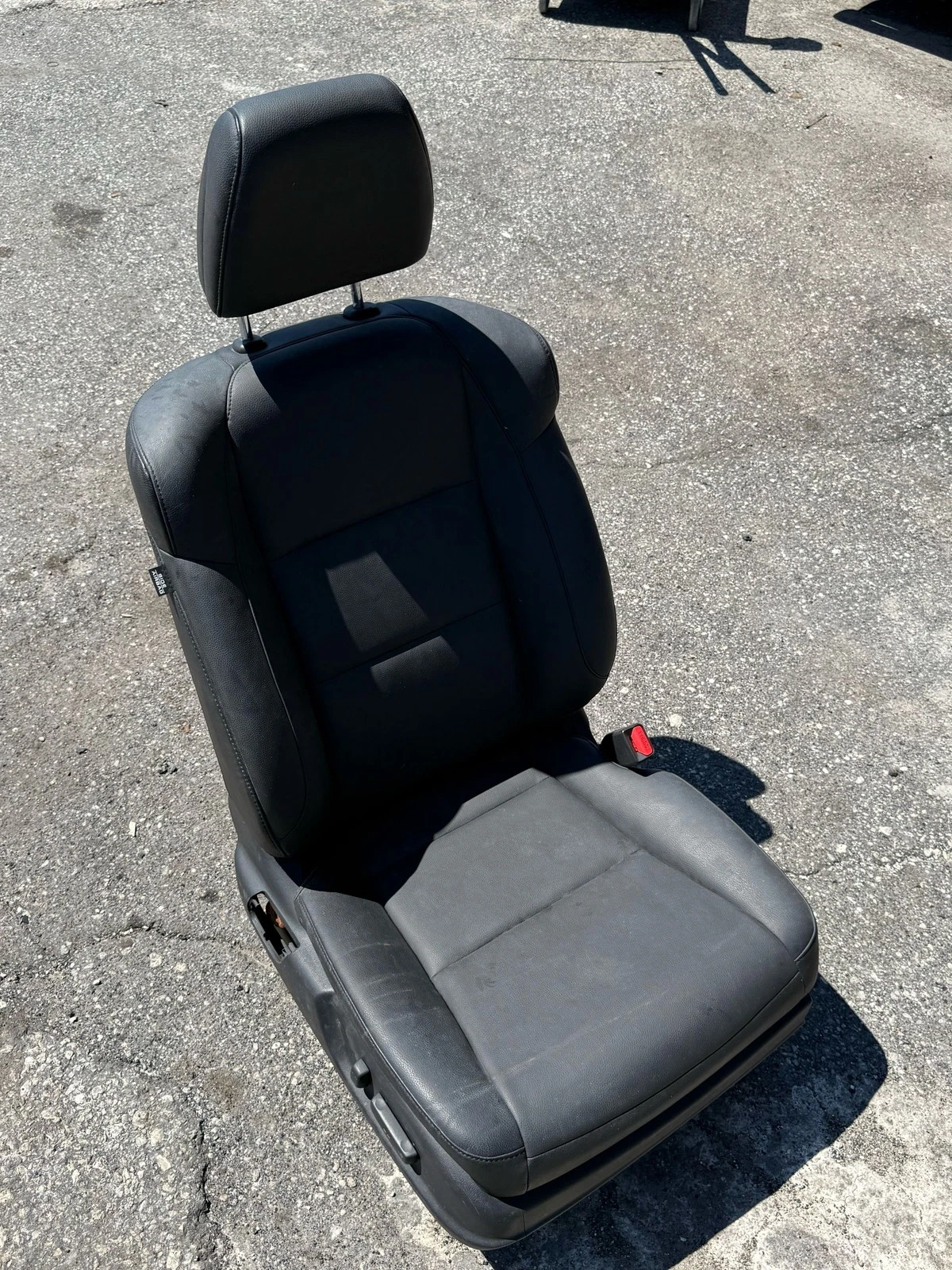2013-2015 ACURA ILX FRONT RIGHT PASSENFGER SIDE SEAT LEATHER BLACK ASSEMBLY OEM - Image 3