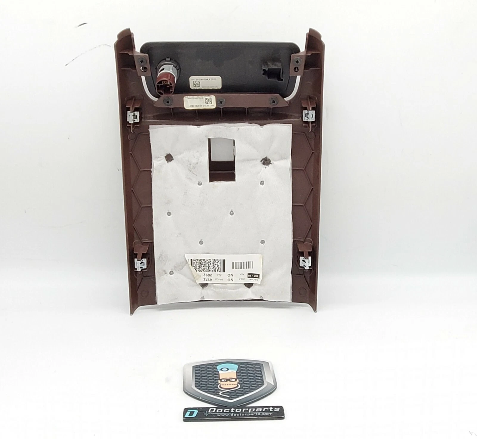 2013-2017 CHEVY TRAVERSE OEM REAR CENTER CONSOLE TRIM COVER PANEL POWER OUTLET - Image 2