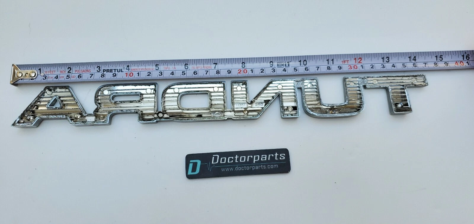 2014 - 2017 TOYOTA TUNDRA CHROME DOOR TAILGATE EMBLEM NAMEPLATE BADGE OEM - Image 2