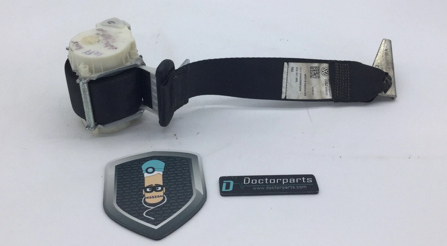 2011-2018 SAFETY BELT VOLKSWAGEN JETTA Rear Left Side - 5C6 857 805 Used OEM - Image 2
