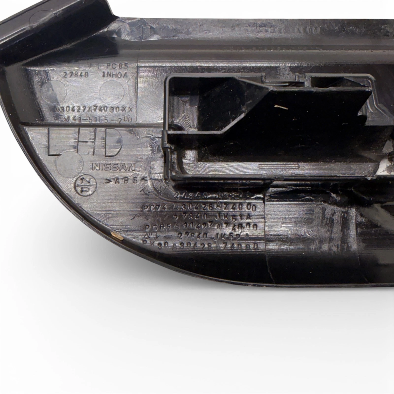 2009-2015 Infiniti G37 Front Left Foot AC Vent Duct Assembly OEM, 27840 1NH0A - Image 8