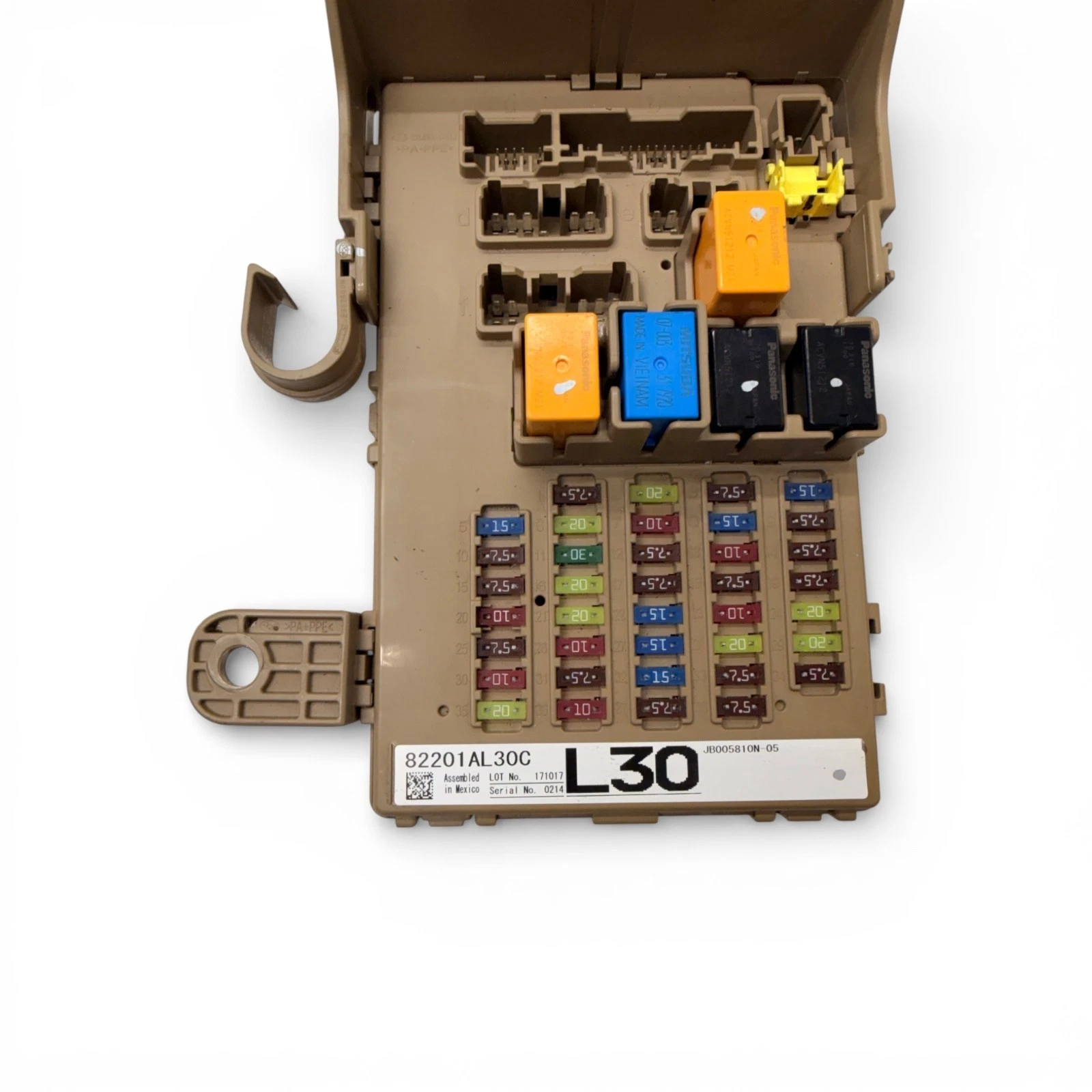 2018-2019 Subaru Outback Interior Fuse Box Relay Control Module OEM, 82201AL30 - Image 6