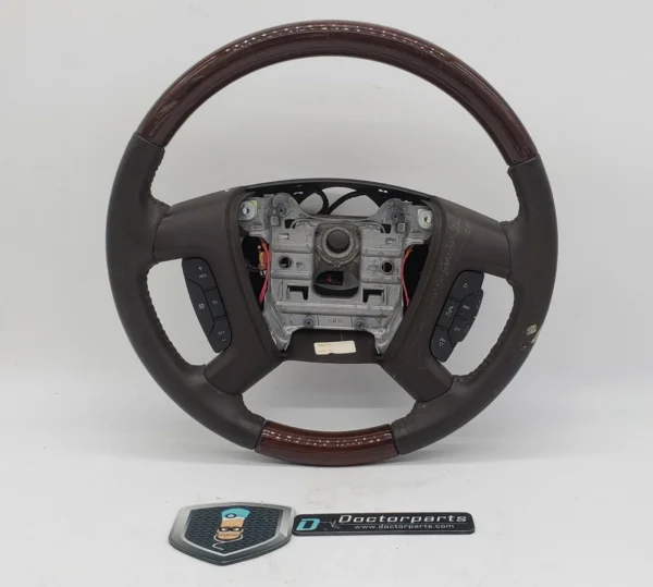 2014 BUICK ENCLAVE OEM STEERING WHEEL WOOD GRAIN TRIM CONTROLS 2283321 13