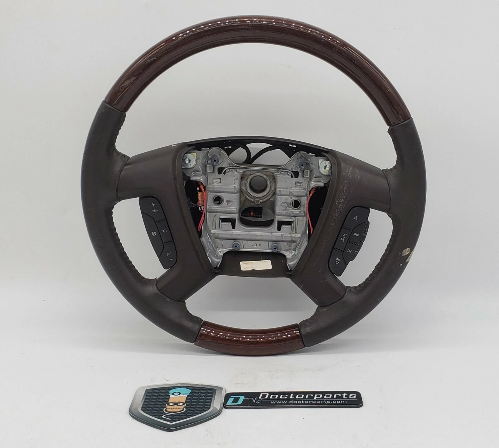 2014 BUICK ENCLAVE OEM STEERING WHEEL WOOD GRAIN TRIM CONTROLS 2283321 13