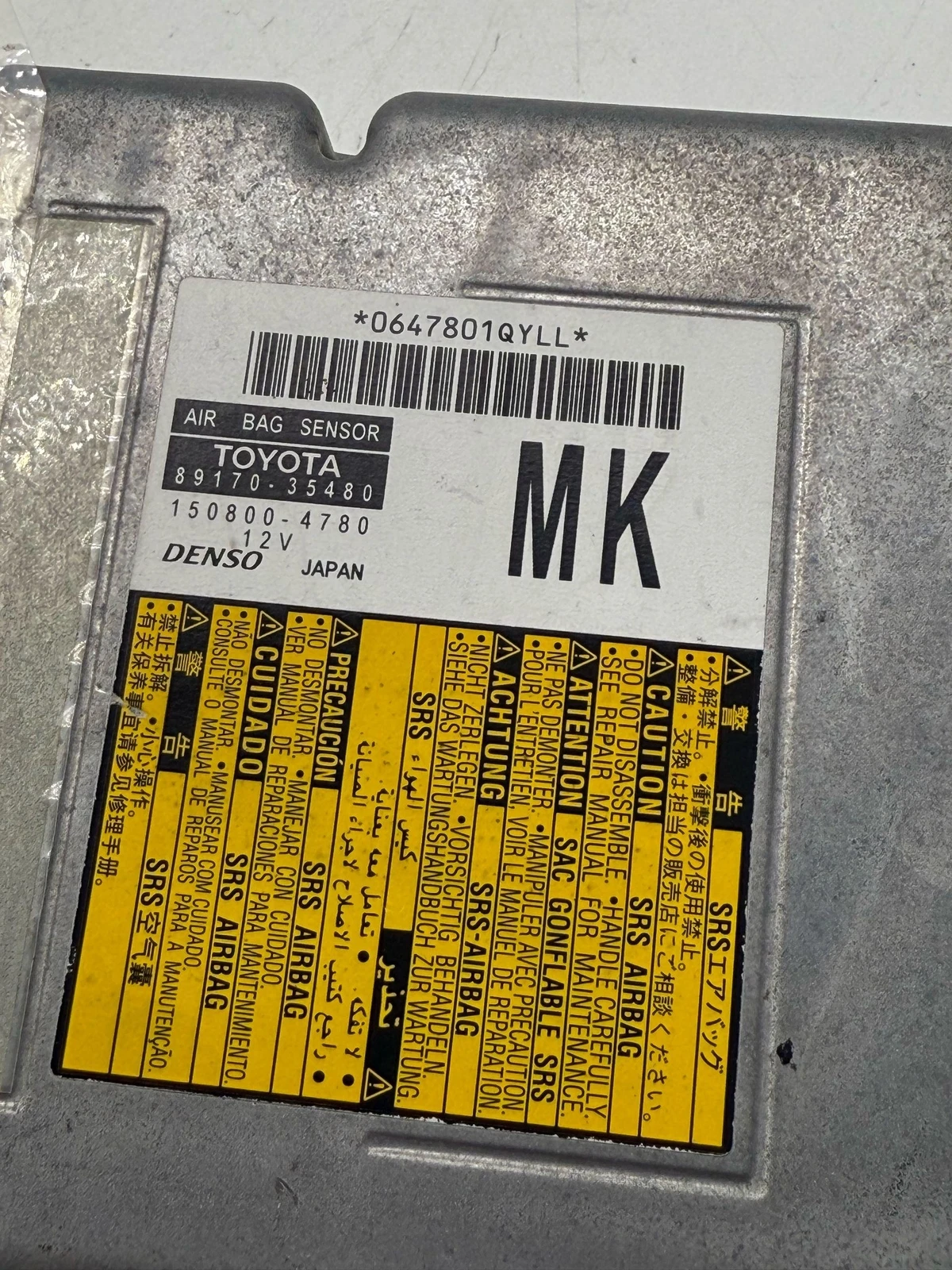 TOYOTA 4RUNNER RESTRAINT DIAGNOSTIC COMPUTER MODULE SRS UNIT OEM 2016 - 2019 - Image 9