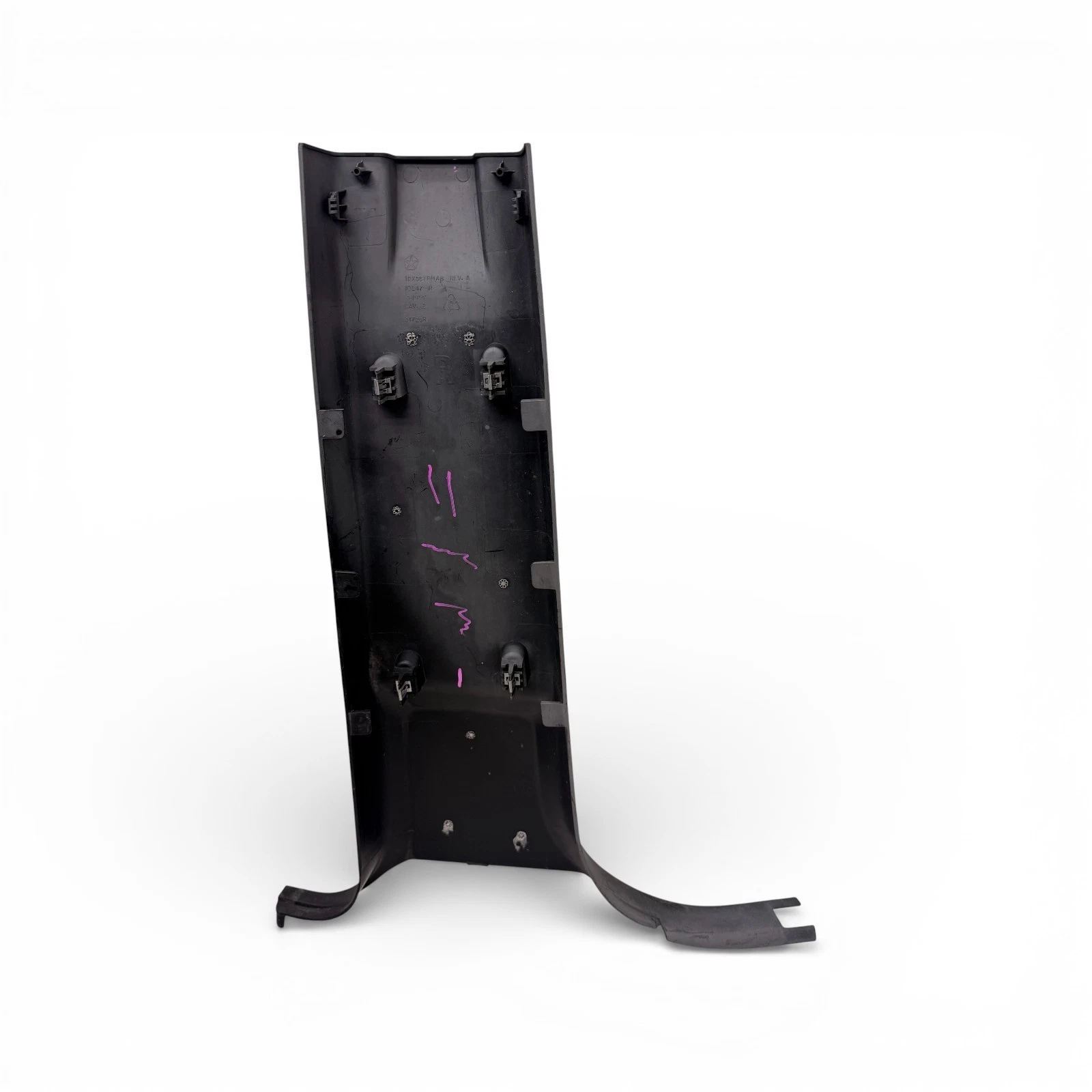 2013-2018 Dodge Ram 1500 Right Side B Pillar Trim Panel Black OEM, 1DX56TRMAB - Image 8