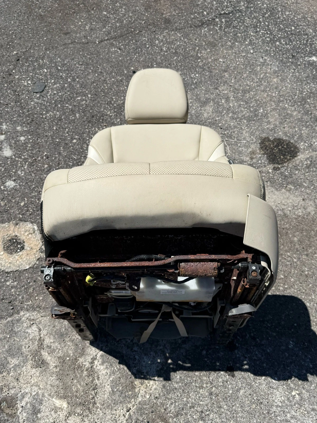 2018 - 2024 NISSAN MURANO SL FRONT LEFT DRIVER SEAT BEIGE LEATHER ASSEMBLY OEM - Image 8