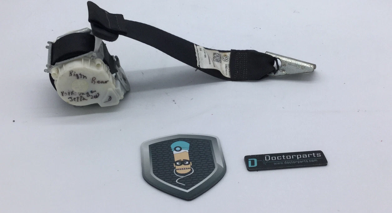 2011-2018 VOLKSWAGEN JETTA REAR RIGHT SIDE SET BELT USED OEM - Image 3