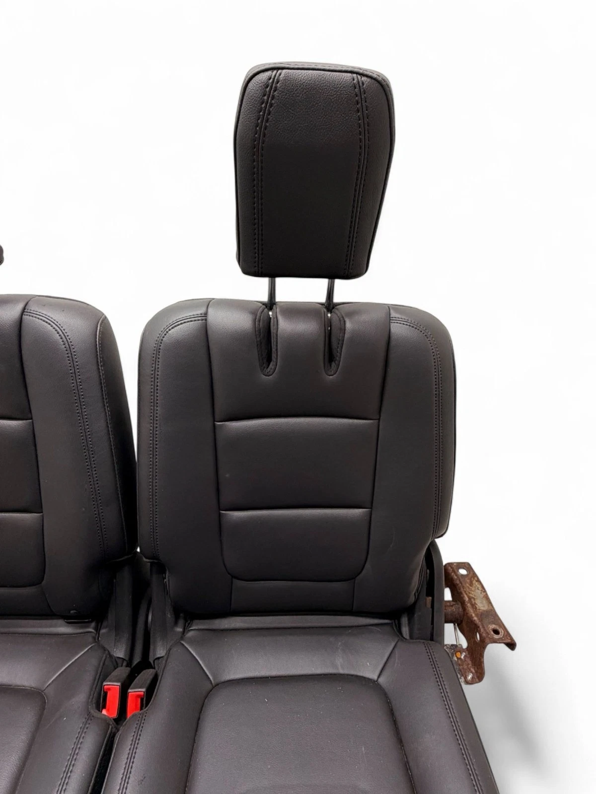2014-2015 FORD EXPLORER 3RD THIRD ROW SEATS LEFT RIGHT BLACK LEATHER OEM - Image 5