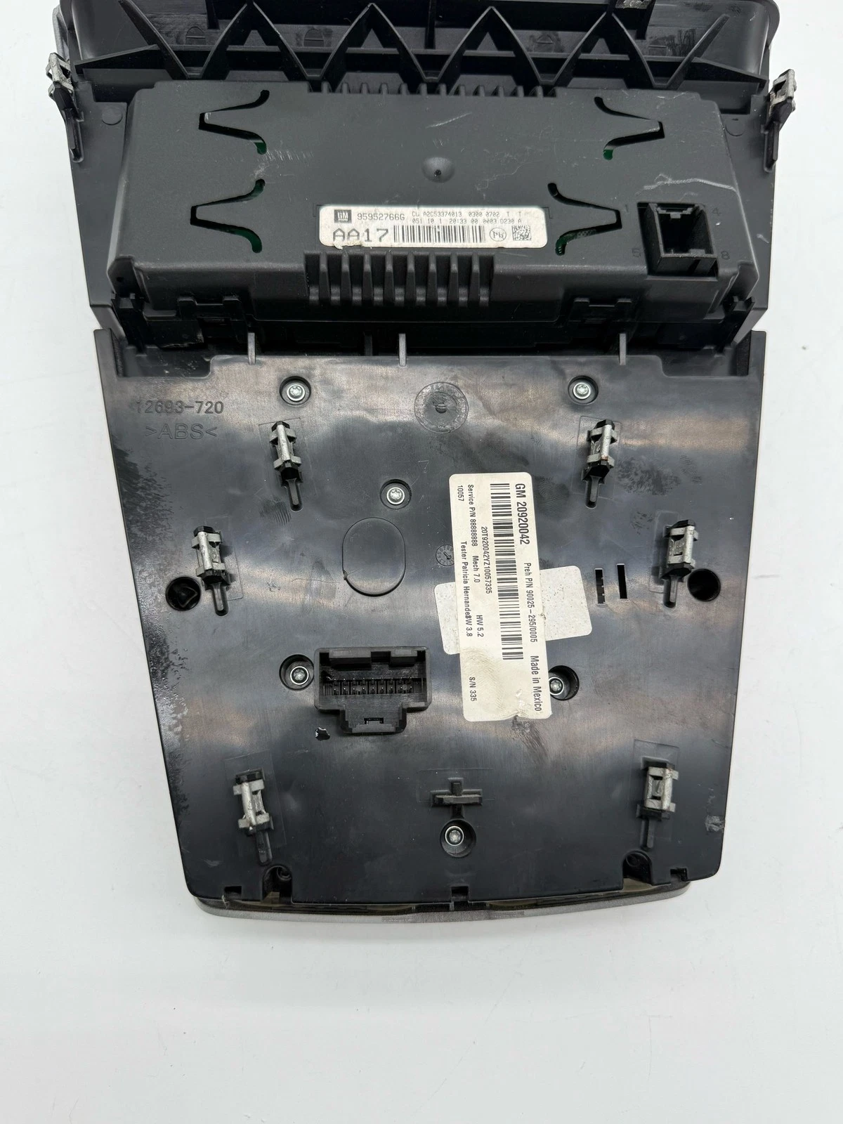 2010-2013 CHEVROLET EQUINOX AUDIO RADIO AC Control 95952766G OEM - Image 12