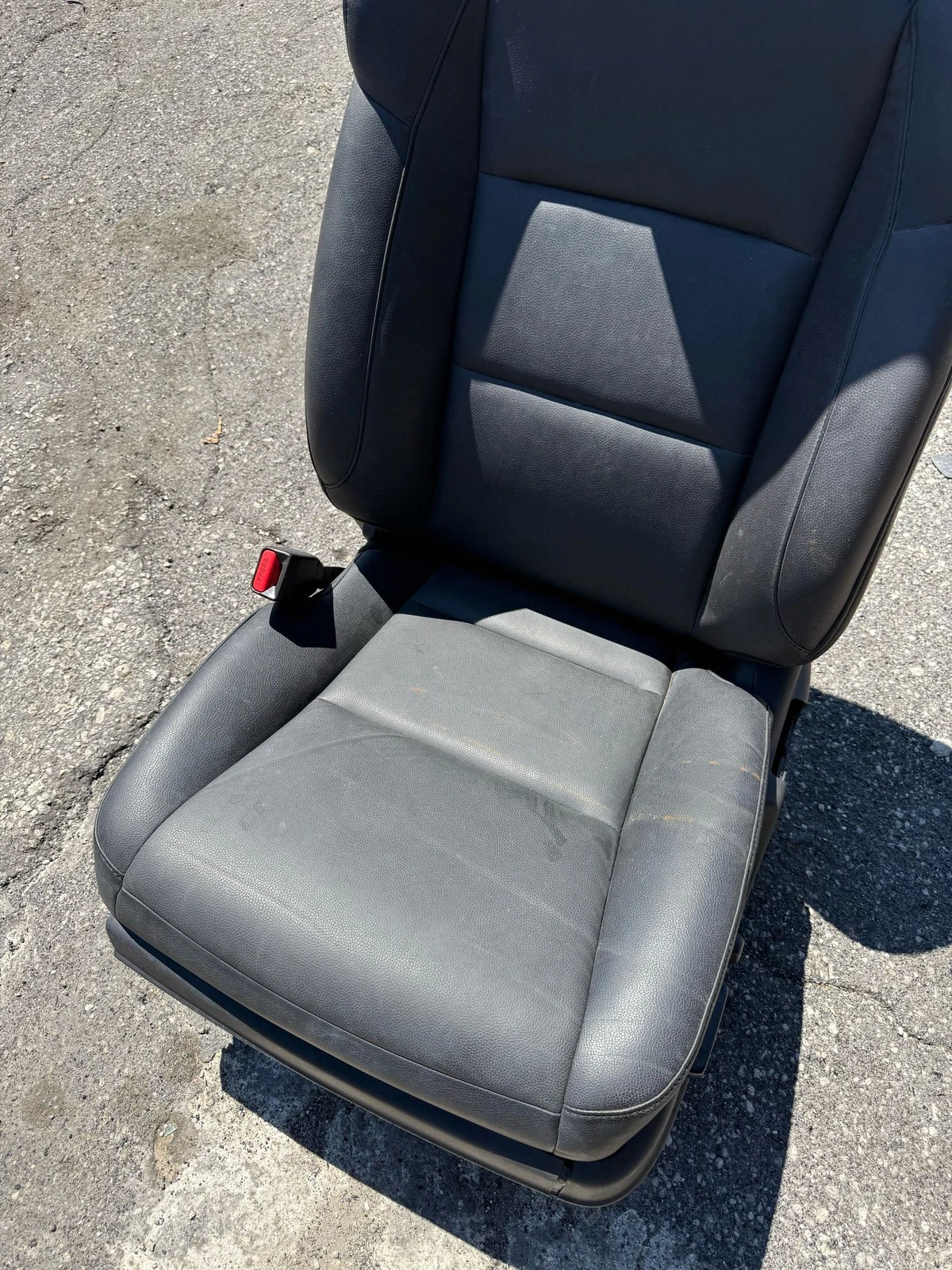 2013-2015 ACURA ILX FRONT LEFT DRIVER SIDE SEAT LEATHER BLACK ASSEMBLY OEM - Image 2