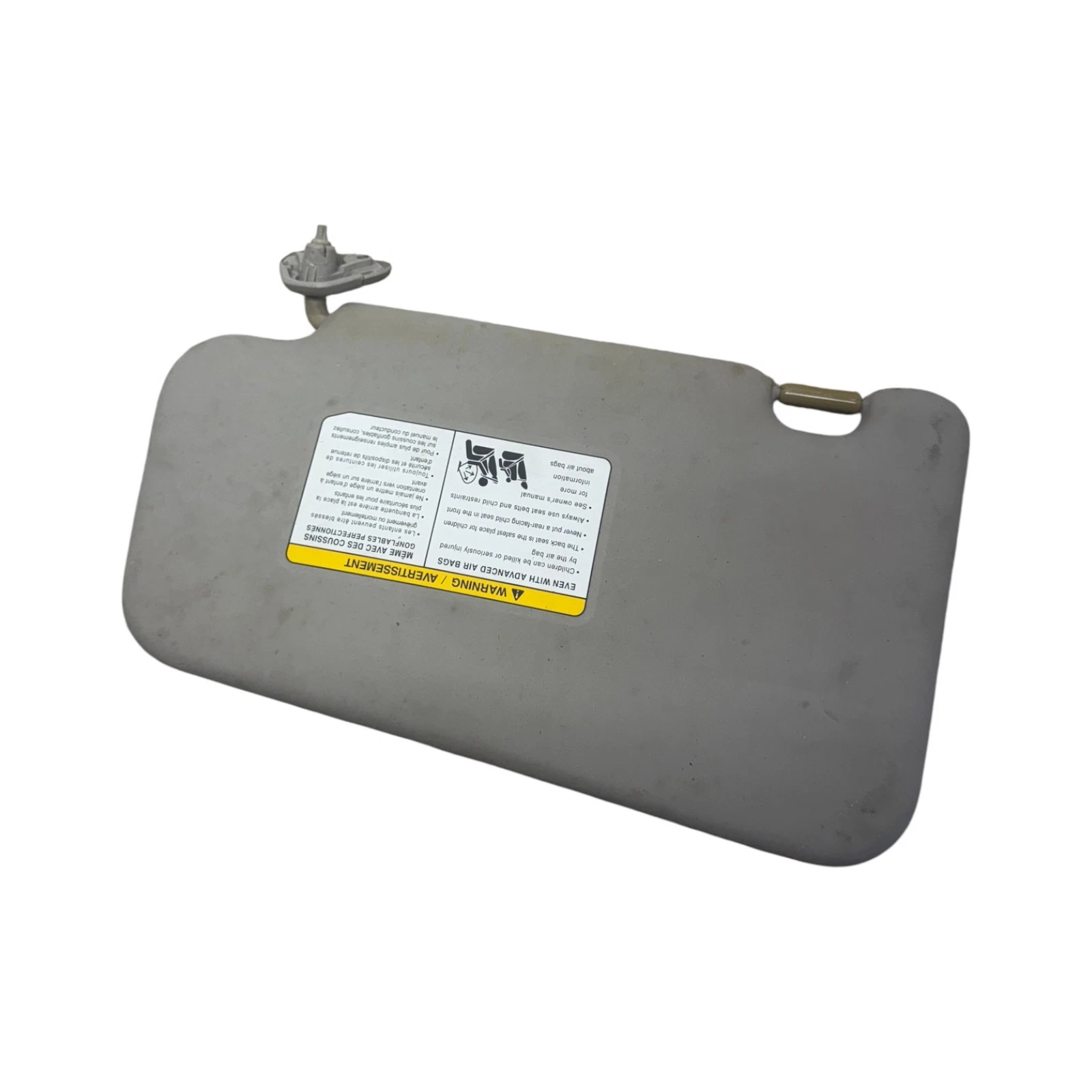 2011-2014 Nissan Juke Right Passenger Side Sun Visor Mirror Gray OEM, 268-12052 - Image 10